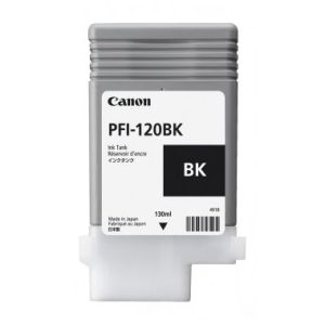 Cartucho de tinta Canon PFI-120BK Negro Brillo - 130 ml.