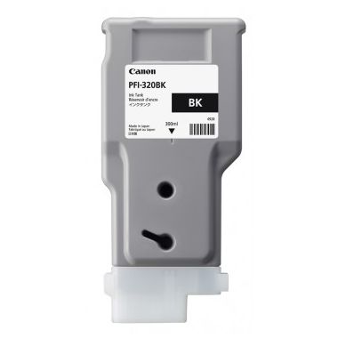Cartucho de tinta Canon PFI-320BK Negro Brillo - 130 ml.